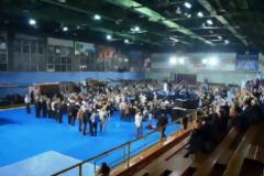 Σέρρες : Δε χωρούσαν οι οπαδοί της ΝΔ και του Σαμαρά στο κλειστό γήπεδο