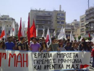 Φωτογραφία για Πάτρα: Μεγαλειώδεις πορείες από ΠΑΜΕ και Εργατικό Κέντρο για την εργατική Πρωτομαγιά