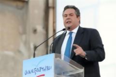 Σκληρή γλώσσα Καμμένου από την Θεσσαλονίκη για Σαμαρά και Βενιζέλο (Video)