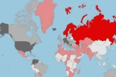 Ο παγκόσμιος χάρτης του...γυναικείου στήθους.Ποιες έχουν το πιο μεγάλο?