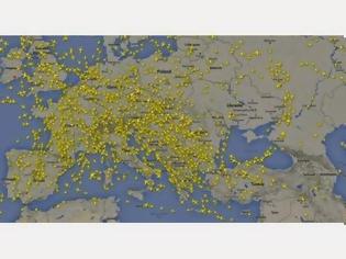 Φωτογραφία για Τα αεροπλάνα αποφεύγουν… τον ουρανό της Ουκρανίας