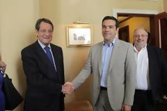 Α. Τσίπρας: Στηρίζει σταθερά ο ΣΥΡΙΖΑ τις προσπάθειες της Λευκωσίας για το Κυπριακό