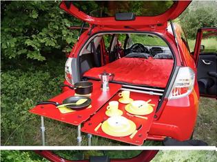 Φωτογραφία για Η μαγική βαλίτσα για τις διακοπές σας! Μετατρέπει το αυτοκίνητο σε camping!