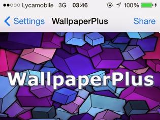 Φωτογραφία για WallpaperPlus: Cydia tweak new free