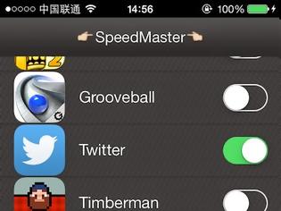 Φωτογραφία για SpeedMaster: Cydia tweak new v1.0-1 ($1.99)