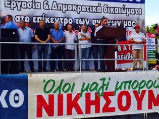 Φωτογραφία για Μαζικό και αγωνιστικό το συλλαλητήριο της ΓΣΕΕ στη Θεσσαλονίκη