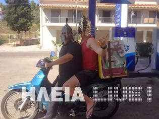 Φωτογραφία για Delivery με... περικεφαλαία στην Αρχαία Ολυμπία