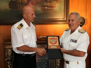 Φωτογραφία για Επίσκεψη Διοικητή του Ναυτικού του Μαυροβουνίου στο ΓΕΝ
