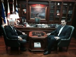 Φωτογραφία για “Συνάντηση Γιάννη Καράμπελα με τον υπουργό Προστασίας του Πολίτη, Βασίλη Κικίλια και τον αρχηγό της ΕΛ.ΑΣ”