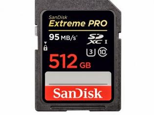 Φωτογραφία για Κάρτα μνήμης 512 GB από την SanDisk