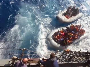 Φωτογραφία για Λέσβος: 40 μετανάστες διέσωσε κανονιοφόρος του Πολεμικού Ναυτικού