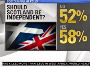 Φωτογραφία για Επική γκάφα του CNN για το δημοψήφισμα της Σκωτίας