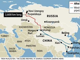 Φωτογραφία για Τον Οκτώβριο οι υπογραφές Μόσχας - Πεκίνου για την προμήθεια φυσικού αερίου στην Κίνα μέσω της ανατολικής οδού