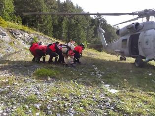 Φωτογραφία για Διάσωση τραυματία ορειβάτη στον Όλυμπο