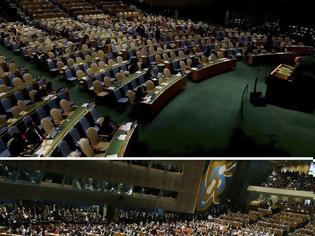 Φωτογραφία για Σνόμπαραν τον Ερντογάν στον ΟΗΕ - Μίλησε σε κενή αίθουσα