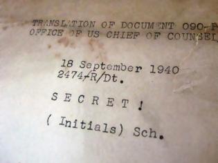 Φωτογραφία για Ντοκουμέντο: Βρέθηκαν τα αρχεία που κρατούσε η στενογράφος της δίκης της Νυρεμβέργης...[photos]