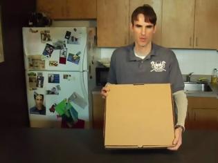 Φωτογραφία για ΑΠΙΣΤΕΥΤΟ ΒΙΝΤΕΟ: Το... έξυπνο κουτί πίτσας! [video]