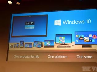 Φωτογραφία για Η Microsoft παρουσίασε το νέο της λειτουργικό για όλες τις συσκευές