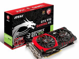 Φωτογραφία για MSI GeForce GTX 970 GAMING 4G και σε LITE έκδοση