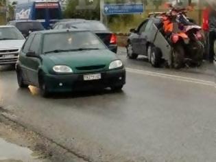 Φωτογραφία για Τριπλή καραμπόλα στη Ξηριώτισσα...[photos]