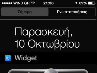 Φωτογραφία για Widget: AppStore free...βάλτε τον καιρό στις ειδοποιήσεις και όχι μόνο