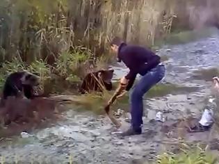Φωτογραφία για Φρικιαστικό βίντεο: Μεθυσμένος σκοτώνει με σιδερένιο σωλήνα μωρό αρκουδάκι...