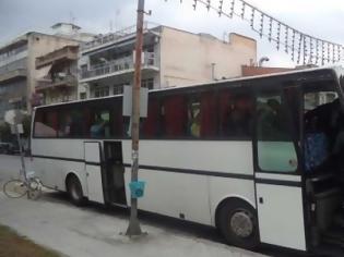 Φωτογραφία για Δείτε τι έκανε μάγκας οδηγός λεωφορείου στα Τρίκαλα…