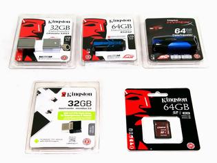 Φωτογραφία για Συγκριτικό USB Flash Drives & Memory Cards