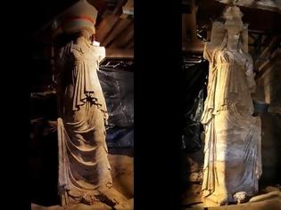 Φωτογραφία για Αμφίπολη: Βρέθηκε το άγαλμα της Θεάς Νίκης;