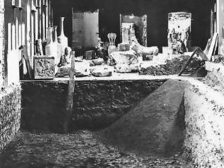 Φωτογραφία για Όταν οι Έλληνες έθαβαν τα αρχαία στο χώμα για να μην τα αρπάξουν οι Γερμανοί κατακτητές [photos]