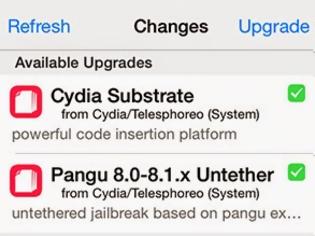 Φωτογραφία για Pangu 8.0-8.1.x Untether: Cydia tool system v0.3....για να διορθώσετε το πρόβλημα