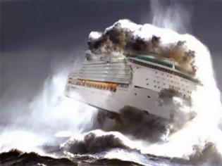 Φωτογραφία για ΑΝΑΤΡΙΧΙΑΣΤΙΚΟ ΒΙΝΤΕΟ: Δείτε πως τεράστια κύματα καταπίνουν πλοία…[video]