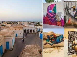 Φωτογραφία για Ένα νησί... έργο τέχνης...Δείτε τί συμβαίνει στην Τυνησία! [photos]