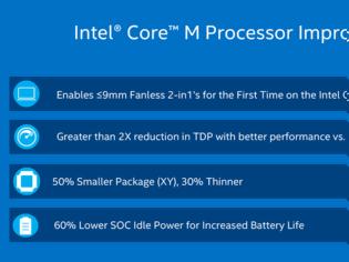 Φωτογραφία για Η πλατφόρμα Intel Core M θα βρίσκεται το 2015