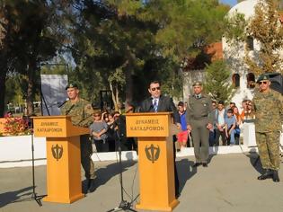 Φωτογραφία για Τελετή απονομής πράσινου μπερέ στους νέους καταδρομείς της 2014 Β΄ ΕΣΣΟ στην Κύπρο