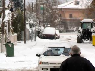 Φωτογραφία για Εύβοια: Έπεσαν τα πρώτα χιόνια