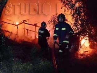 Φωτογραφία για Ναύπλιο: Φωτιά σε παλιά οικία στους πρόποδες του Παλαμηδίου