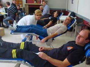 Φωτογραφία για Αιμοδοσία συλλόγου εθελοντών πυροσβεστών των Π.Υ Νομού Λάρισας