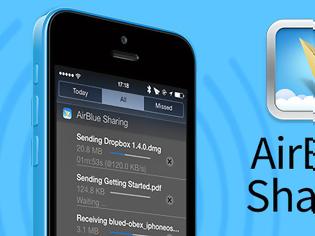 Φωτογραφία για AirBlue Sharing: Cydia tweak v1.8.0 ($4.99)