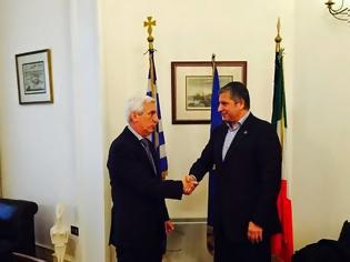 Φωτογραφία για Γ.Πατούλης: Συνάντηση στην Ρώμη με τον Πρέσβη της Ελλάδας Θεμιστοκλή Δεμίρη