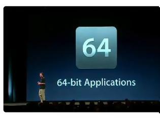 Φωτογραφία για Η Apple ενημερώνει τους προγραμματιστές για υποστήριξη 64-bit