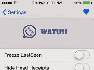 Φωτογραφία για Watusi: Cydia tweak update v2.3 ($1.99)...τα πάντα για το WhatsApp Messenger