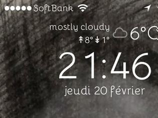 Φωτογραφία για Weather Clock 7: Cydia tweak update v1.1.4-1 ($1)