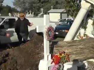 Φωτογραφία για Καταστράφηκε ο τάφος την ημέρα της κηδείας... [video]