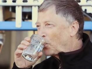 Φωτογραφία για Ο Μπιλ Γκέιτς πίνει νερό από ανθρώπινα περιττώματα για να σώσει τον κόσμο [photos + video]