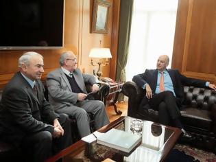 Φωτογραφία για Συνάντηση ΥΕΘΑ Νίκου Δένδια με τον Πρόεδρο και τον Αντιπρόεδρο του Πανελληνίου Συνδέσμου Αποστράτων Αξιωματικών