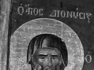 Φωτογραφία για 5910 - Απεικονίσεις του οσίου Διονυσίου του εν Ολύμπω (Μνήμη 23 Ιανουαρίου) στη Σκήτη Καυσοκαλυβίων