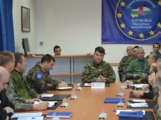 Φωτογραφία για Επίσκεψη αντιπροσωπείας του Σουηδικού Στρατηγείου Δυνάμεων (SE FHQ NBG15), στο Στρατηγείο Επιχειρήσεων της EUFOR RCA στη Λάρισα