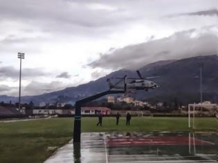 Φωτογραφία για Το ελικόπτερο στις πληγείσες περιοχές της Ορεινής Ναυπακτίας...[photos]