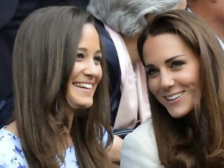Φωτογραφία για Έξαλλη η Kate Middleton με την αδερφή της Pippa